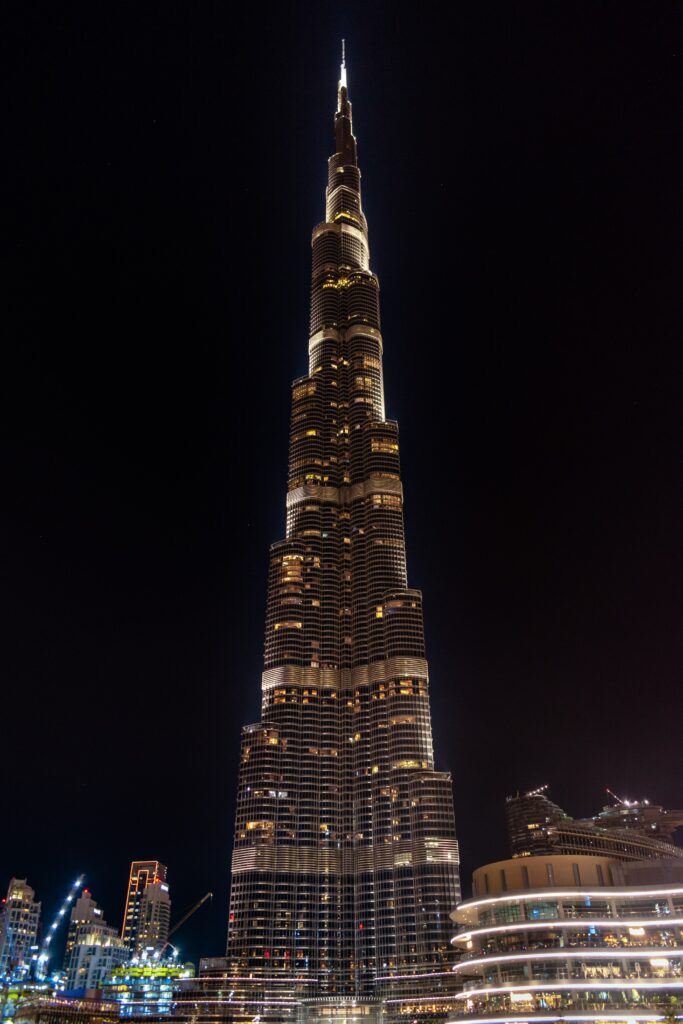 Burj Khalifa de nuit 