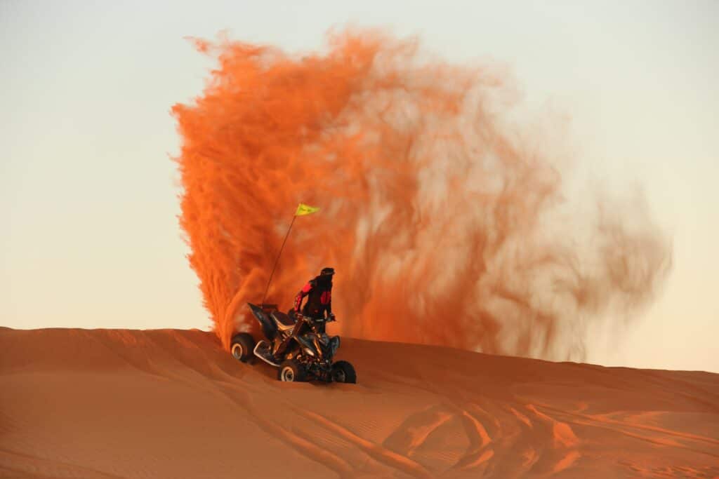 Quad dans le désert Dubaï