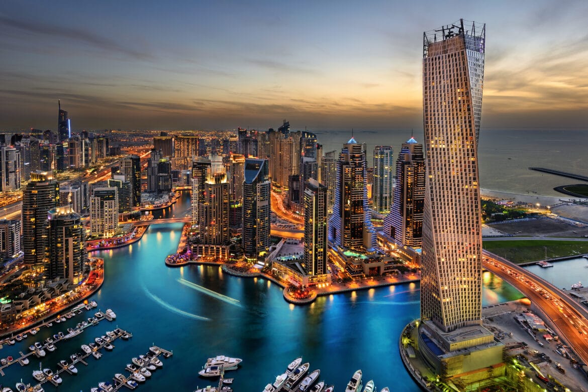 Le quartier de Dubaï Marina